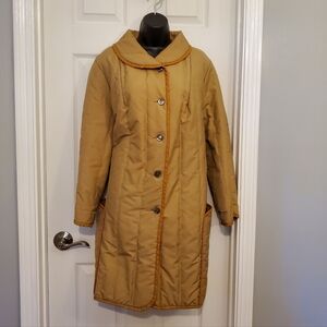 Vintage White Bear of St. Paul Womens Tan Long Coat